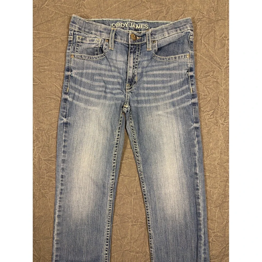 Cody James Girls Straight Leg Western Denim Jeans Blue Size 16 RN138823